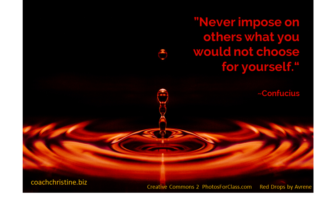 Confucius on treating others
